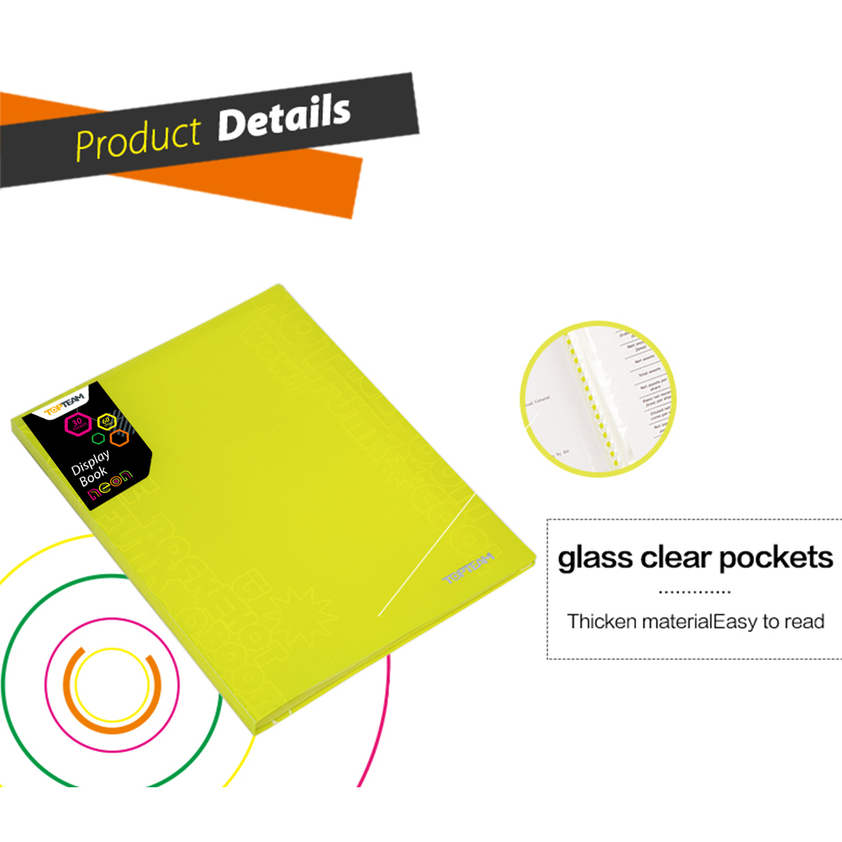 NEON  l   Display Book 30 Pockets