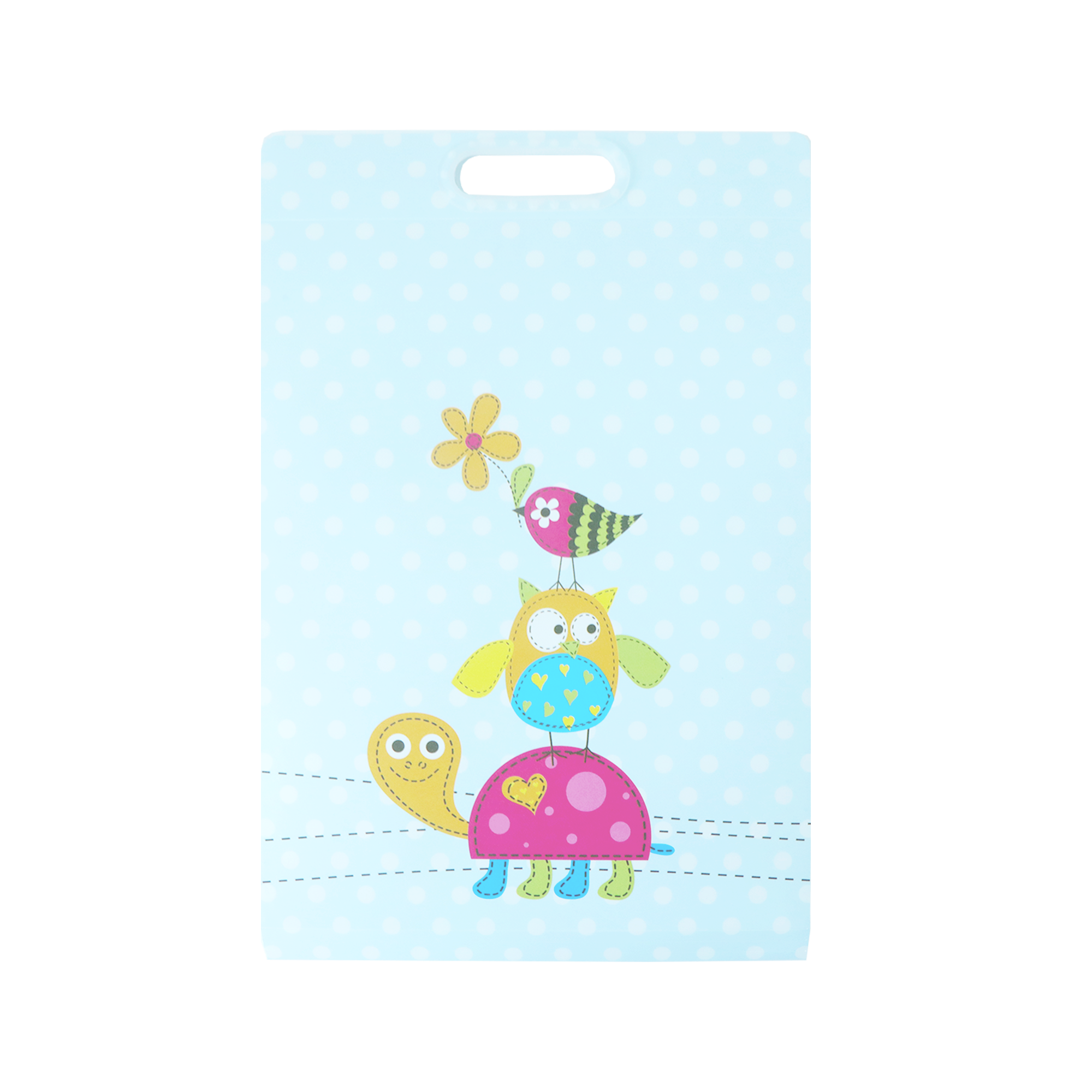 Owl  l  Expanding vertical file 7 pockets with  handle