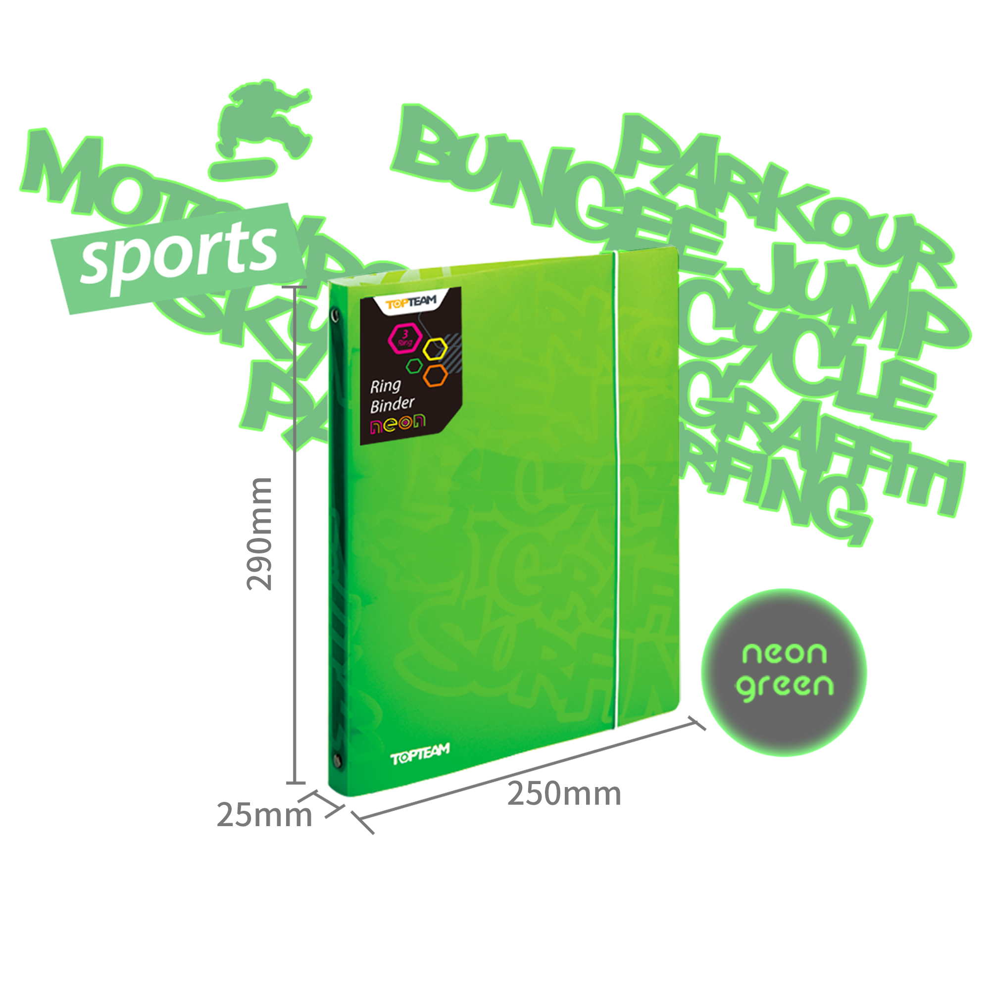 NEON  l   3-O-Ring Binder/ 2-O/4-O