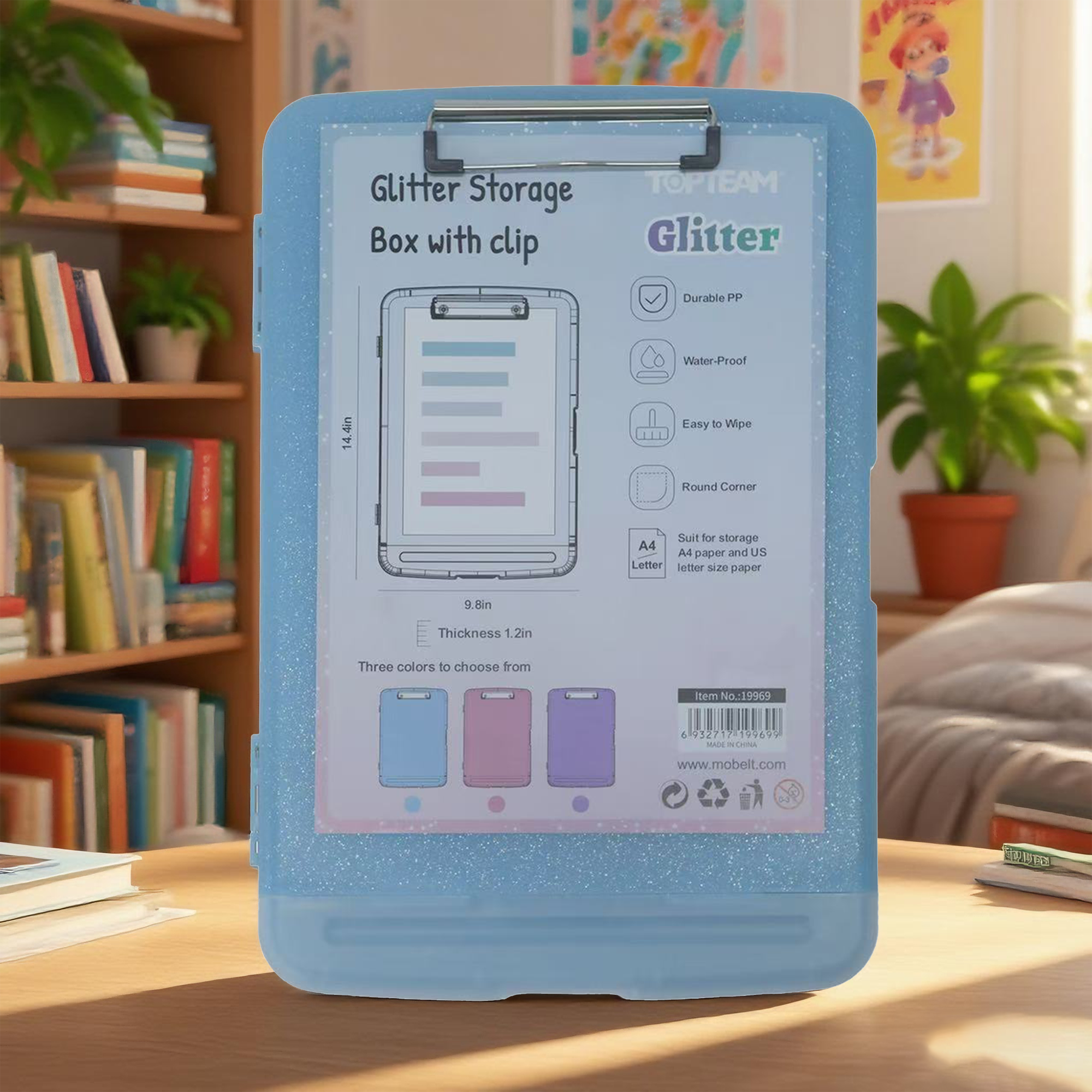 06:28  l  Glitter Storage Box with clip