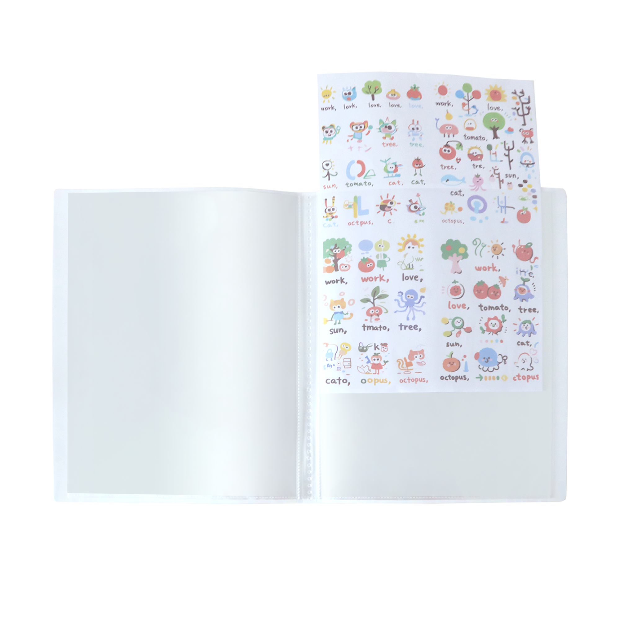Owl  l   Display book 10 sheets